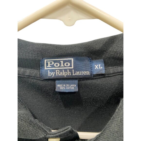 Polo Ralph Lauren Men’s Polo Shirt Black Size XL Y2K - Picture 3 of 11